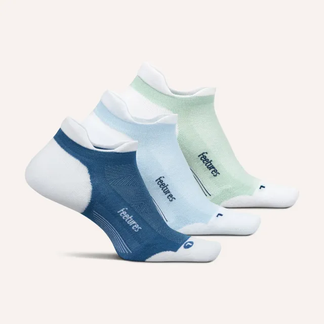 Feetures Elite Golf Max Cushion Tab sokker 3-pack hvit golf